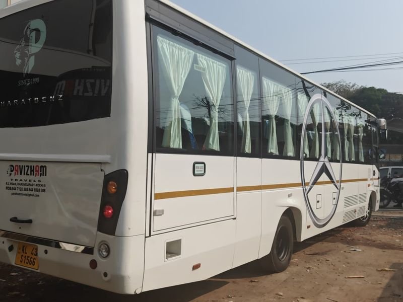 Pavizham Bus back and Side view