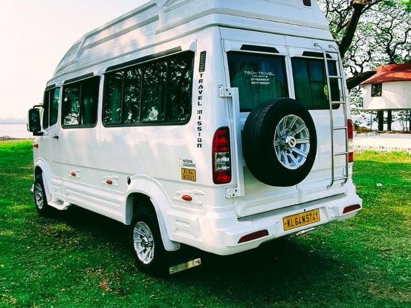 Tempo Traveller back and side view 9