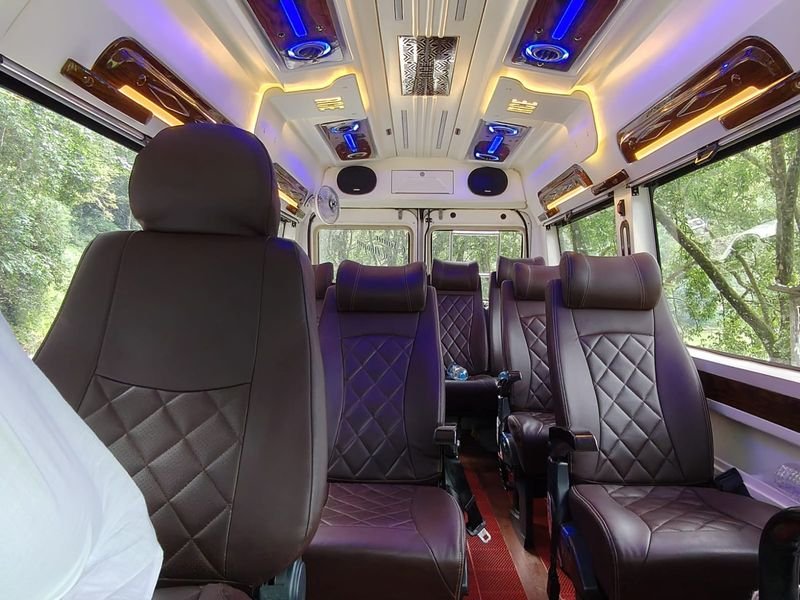 Tempo traveller inside view 9
